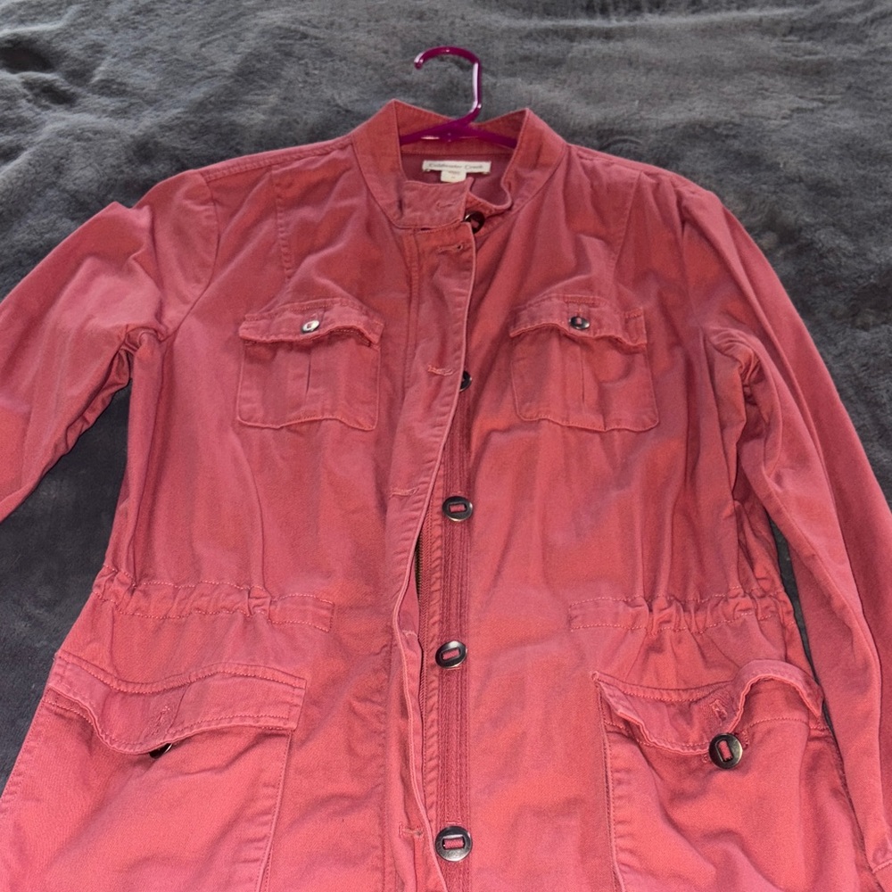Coldwater Creek Rust Utility Jacket
